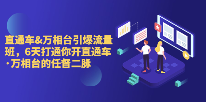 直通车+万相台引爆流量班，6天打通你开直通车·万相台的任督 二脉-点点短视频网