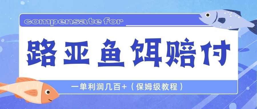 最新路亚鱼饵打假赔付玩法，一单利润几百+（保姆级教程）-点点短视频网