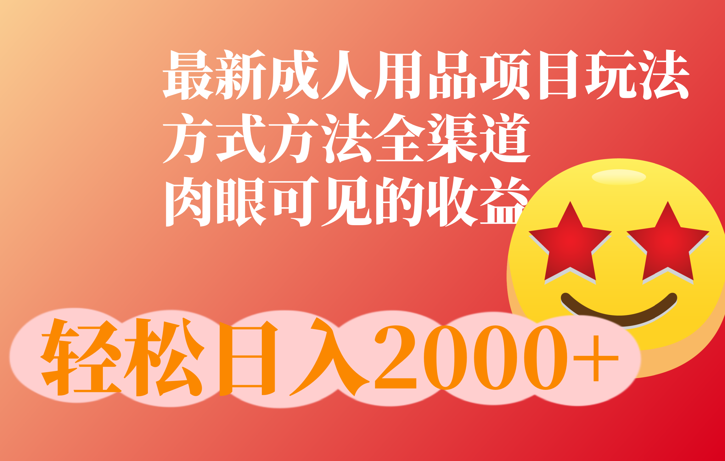 成人用品项目最新玩法，方式方法全渠道-点点短视频网