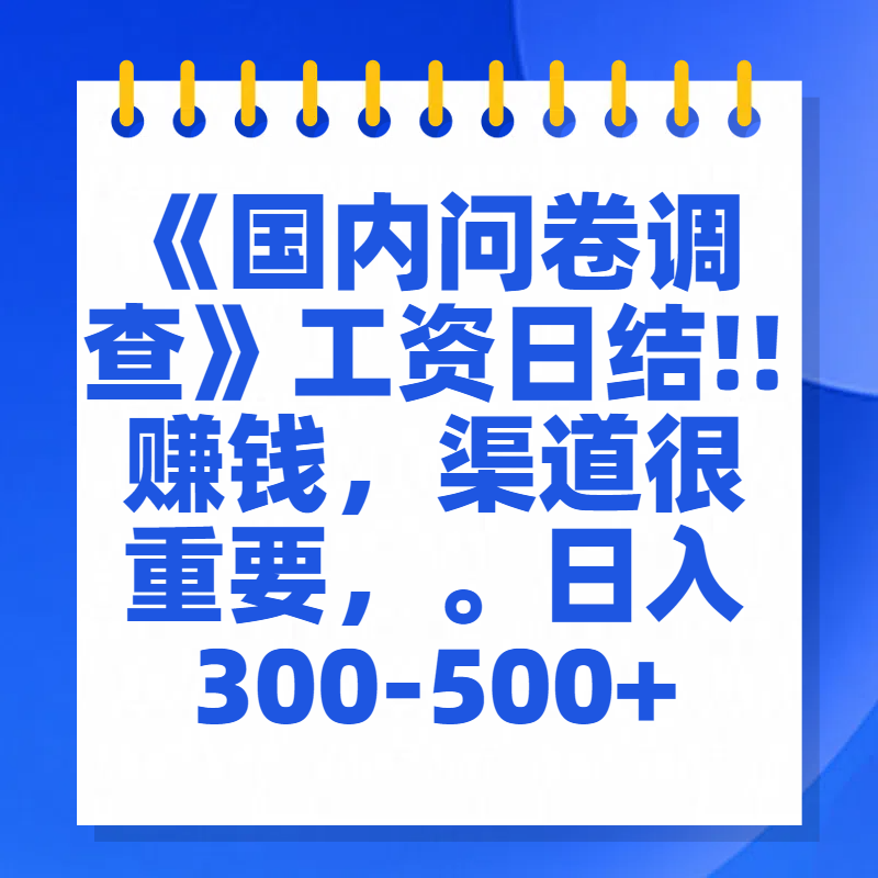 问卷调查答题，一个人在家也可以闷声发大财，小白一天2张，【揭秘】-点点短视频网