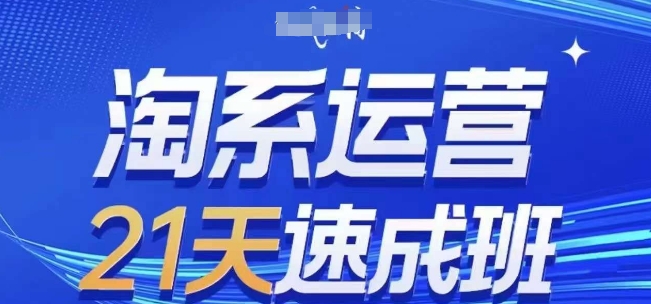 淘系运营21天速成班(更新24年12月)，0基础轻松搞定淘系运营，不做假把式-点点短视频网