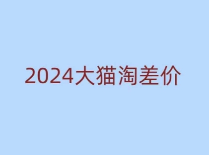 2024版大猫淘差价课程，新手也能学的无货源电商课程-点点短视频网