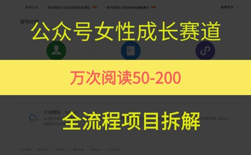 公众号女性赛道，最近爆火系列，条条作品阅读量10w+-点点短视频网