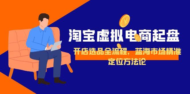 淘宝虚拟电商起盘，开店选品全流程，蓝海市场精准定位方法论-点点短视频网