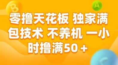 零撸天花板，独家满包技术，不用养机，一小时撸满50+，收益稳定【揭秘】-点点短视频网