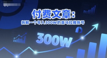 付费文章：拆解一个年入300W的喜马拉雅账号-点点短视频网