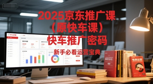 2025京东推广课(原快车课)解锁京东快车推广密码，新手必看运营宝典-点点短视频网