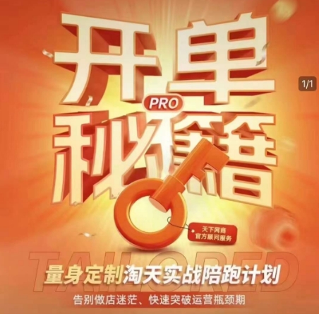 淘宝开单秘籍PRO，量身定制淘天实战陪跑计划，告别做店迷茫、快速突破运营瓶颈期(更新6月)-点点短视频网
