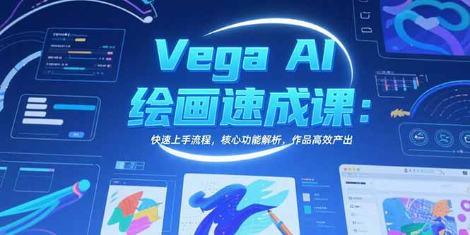 Vega AI绘画速成课：快速上手流程，核心功能解析，作品高效产出-点点短视频网