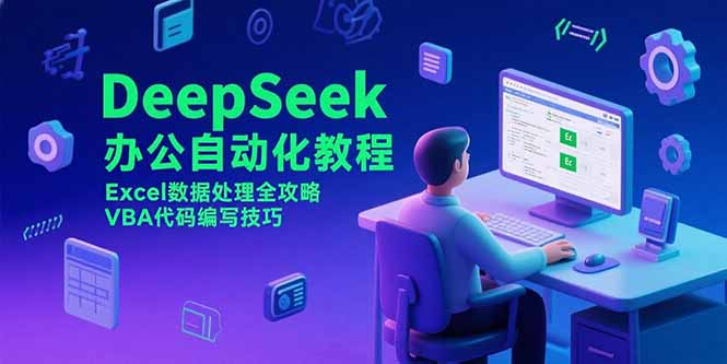 DeepSeek办公自动化教程，Excel数据处理全攻略，VBA代码编写技巧-点点短视频网