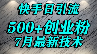 创业粉怎么打？快手精准引流创业粉，宝妈群体日进500+精准流量-点点短视频网