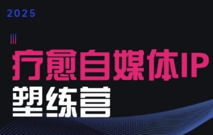 2025治愈自媒体IP训练营，专为疗愈领域从业者打造-点点短视频网