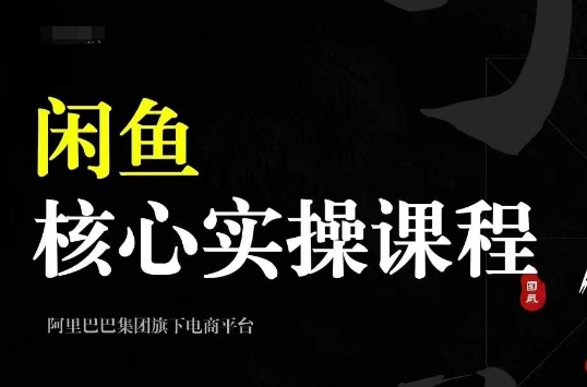 2024闲鱼核心实操课程，从养号、选品、发布、销售，教你做一个出单的闲鱼号-点点短视频网