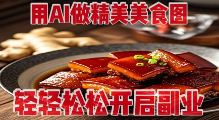用AI做精美美食图，无需专业设备拍摄，轻轻松松开启副业-点点短视频网