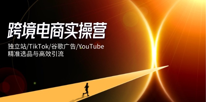 跨境电商实操营：独立站/TikTok/谷歌广告/YouTube，精准选品与高效引流-点点短视频网